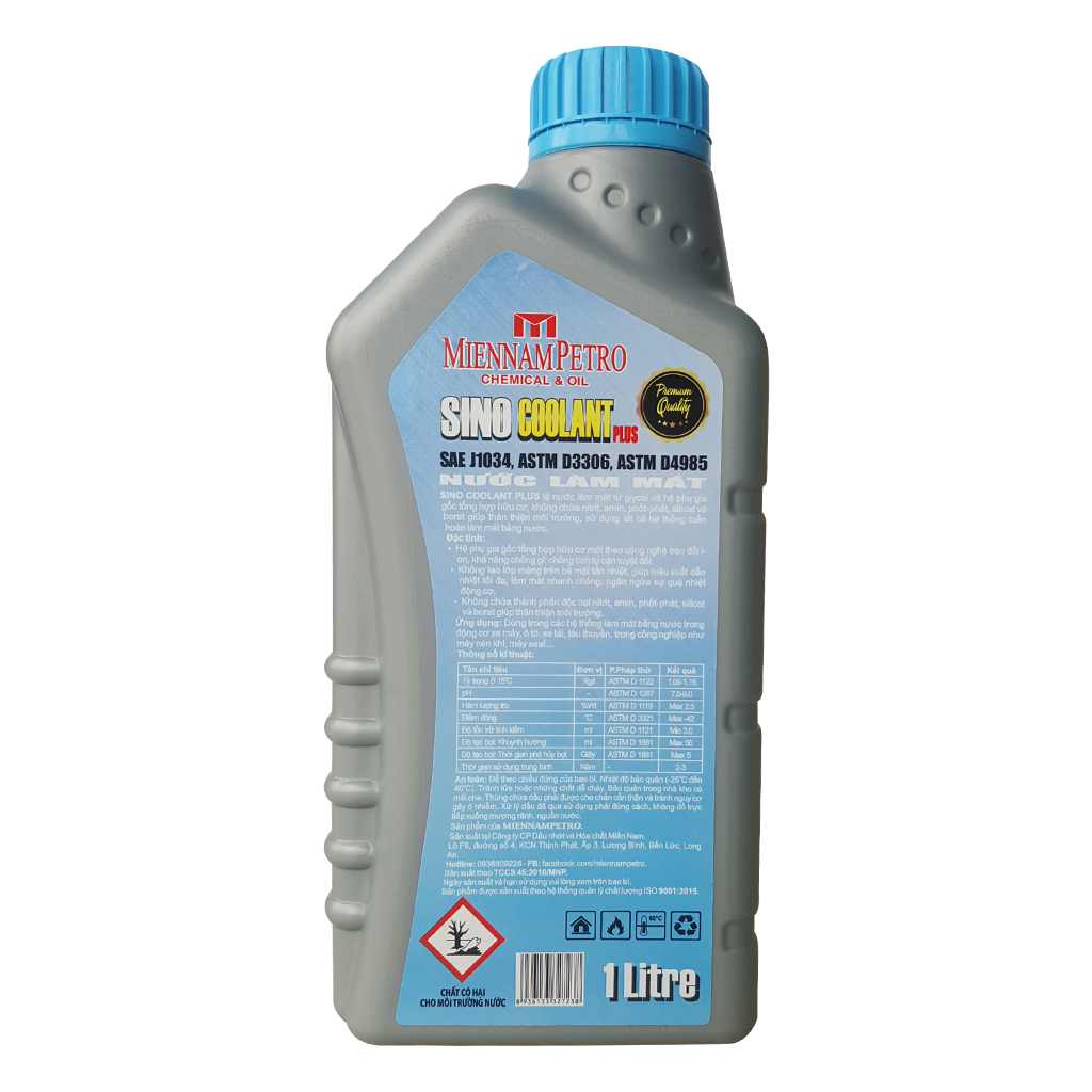 Nước làm mát MiennamPetro SINO COOLANT PLUS 1L