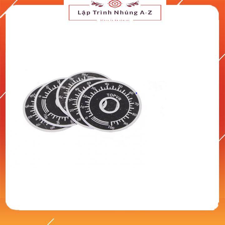 [Lập Trình Nhúng A-Z][G5] Núm Vặn/Đĩa Chia Vạch Cho Triết Áp/Biến Trở