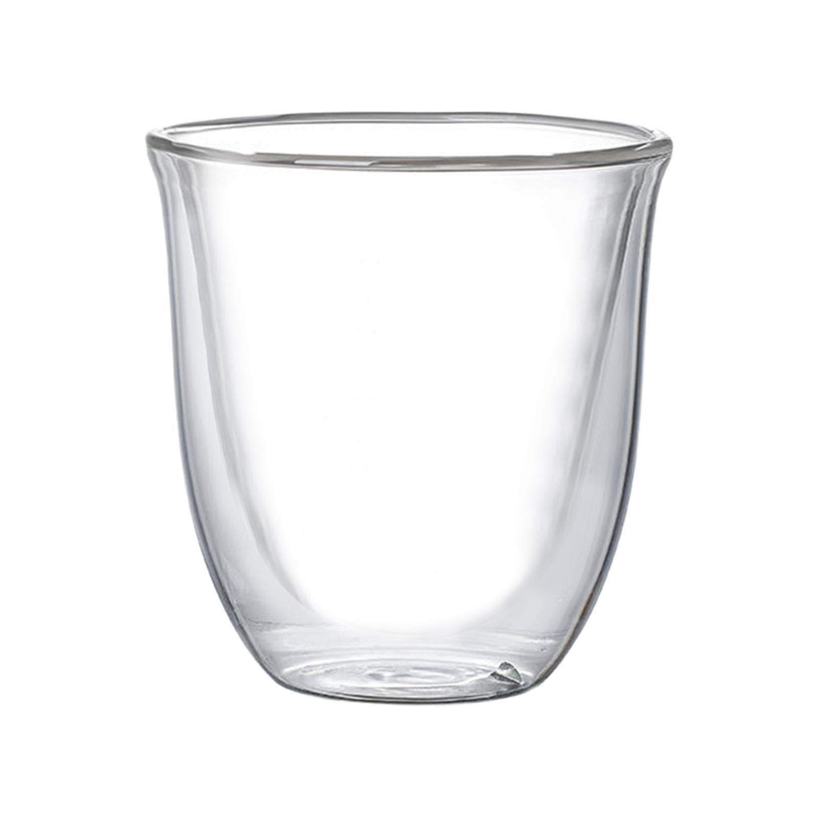 Espresso Cups Clear Glassware Glass Coffee Cups for Cappuccino Milk Beverage