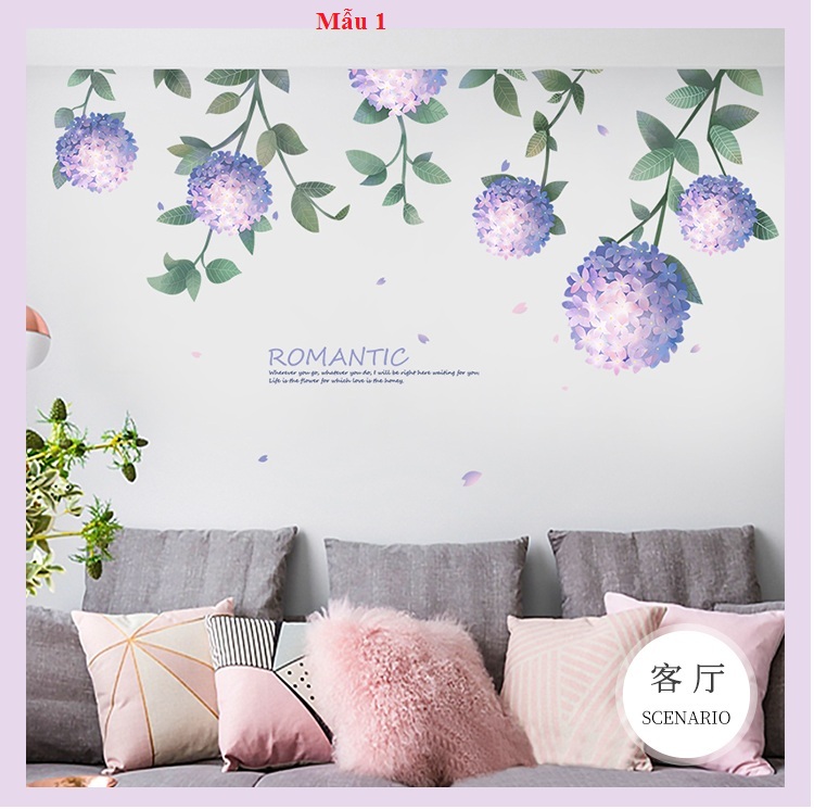 Decal dán tường-Mùa xuân-BIG SIZE