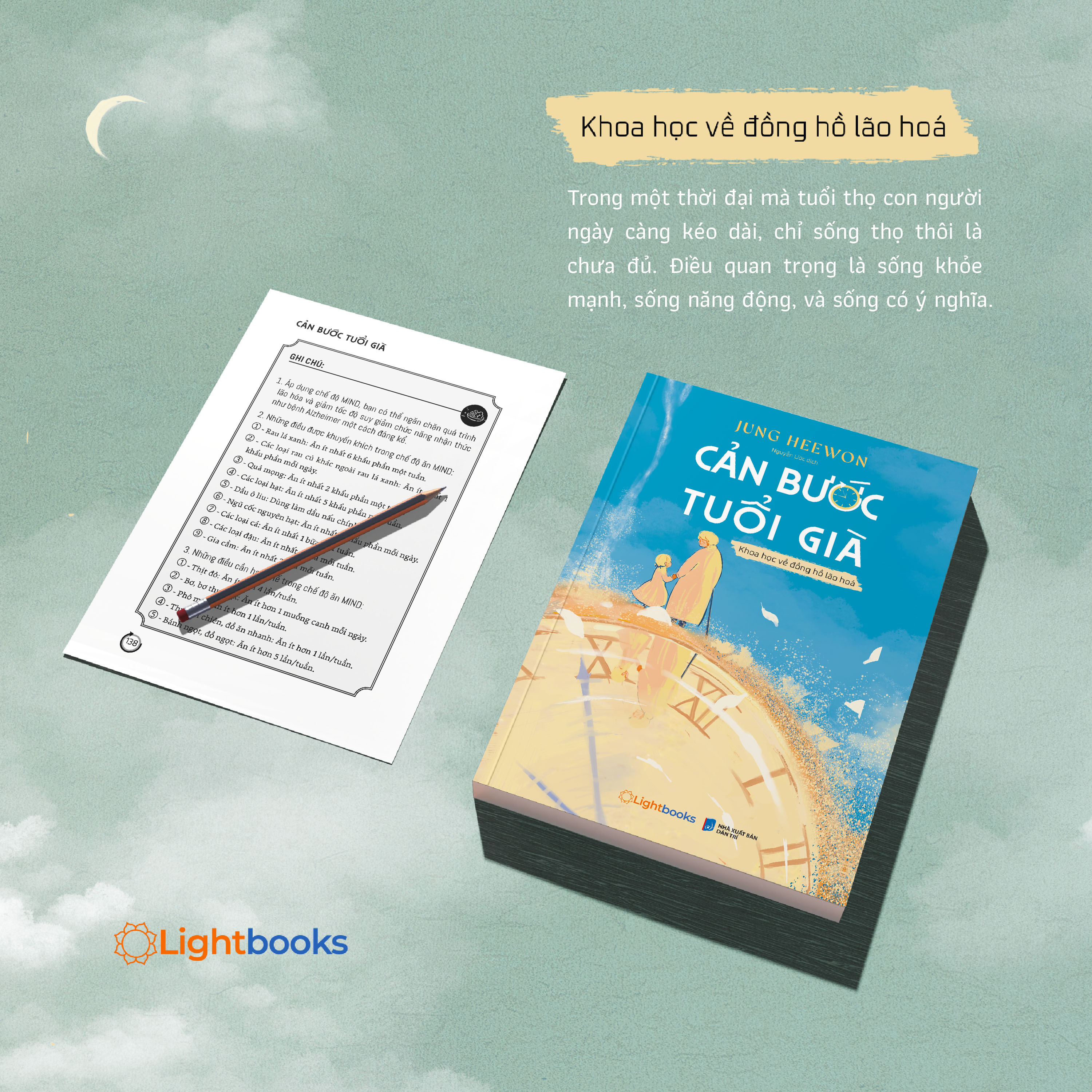 Sách - Cản Bước Tuổi Già - Khoa Học Về Đồng Hồ Lão Hóa - Jung Heewon