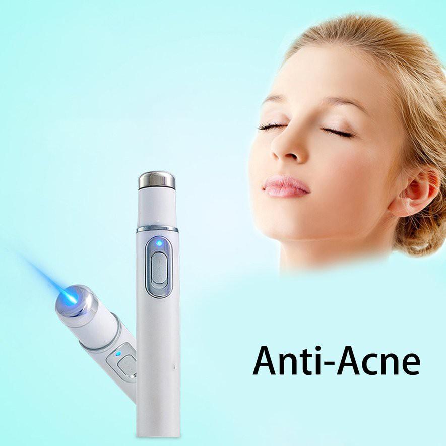 Bút LASER trị mụn xóa sẹo bằng ánh sáng xanh loại tốt an toàn hiệu quả cho làn da sáng đẹp tại nhà