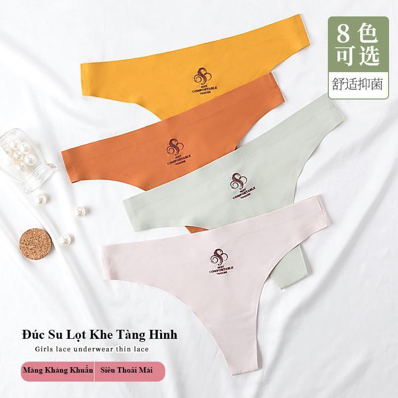 Quần lọt khe ️️ Quần chip đúc su thun lạnh - Quần Lót Nữ Không Đường May Sexy Gợi Cảm