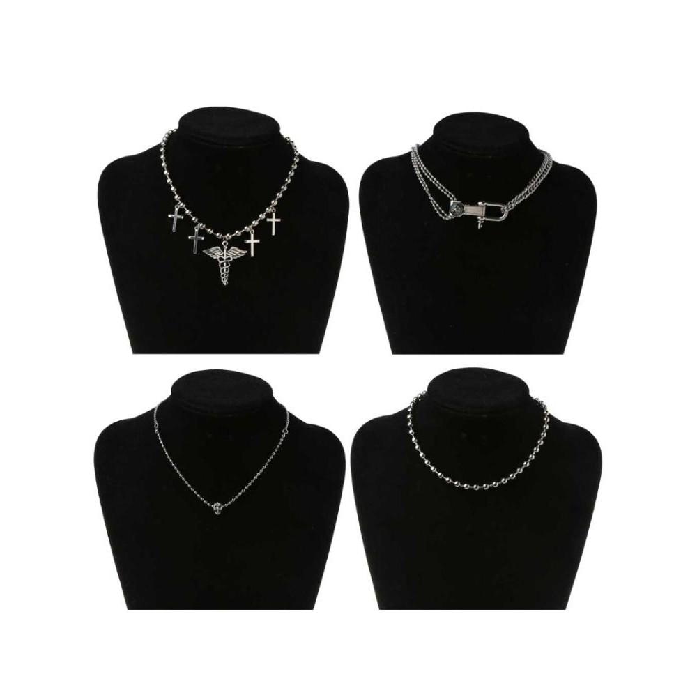 Vòng Cổ Choker Hình Thánh Giá Cá Tính Cho Nữ