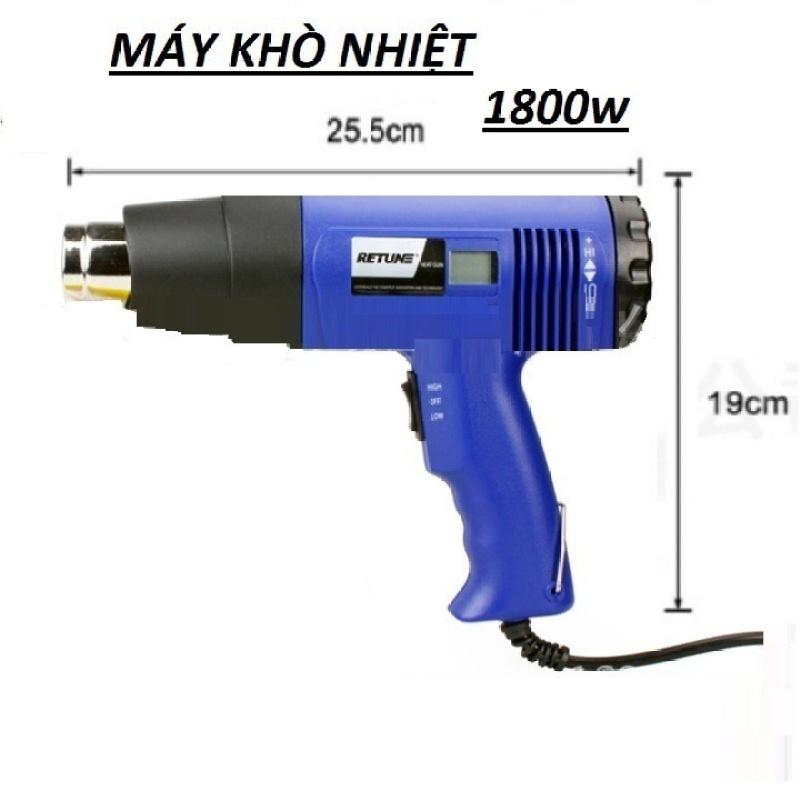 Máy khò nhiệt thổi hơi nóng dán màng co dùng điện 220v công suất 2000W