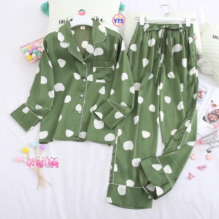Pijama Lụa Dài Tay Cao Cấp Y75