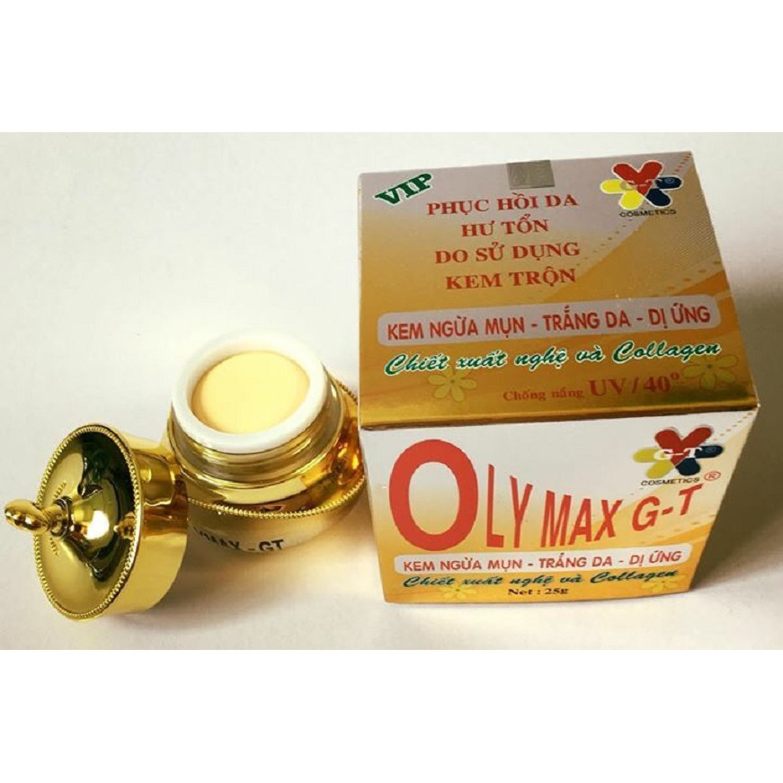 Kem Ngừa Mụn Trắng Da Olymax 2 hộp