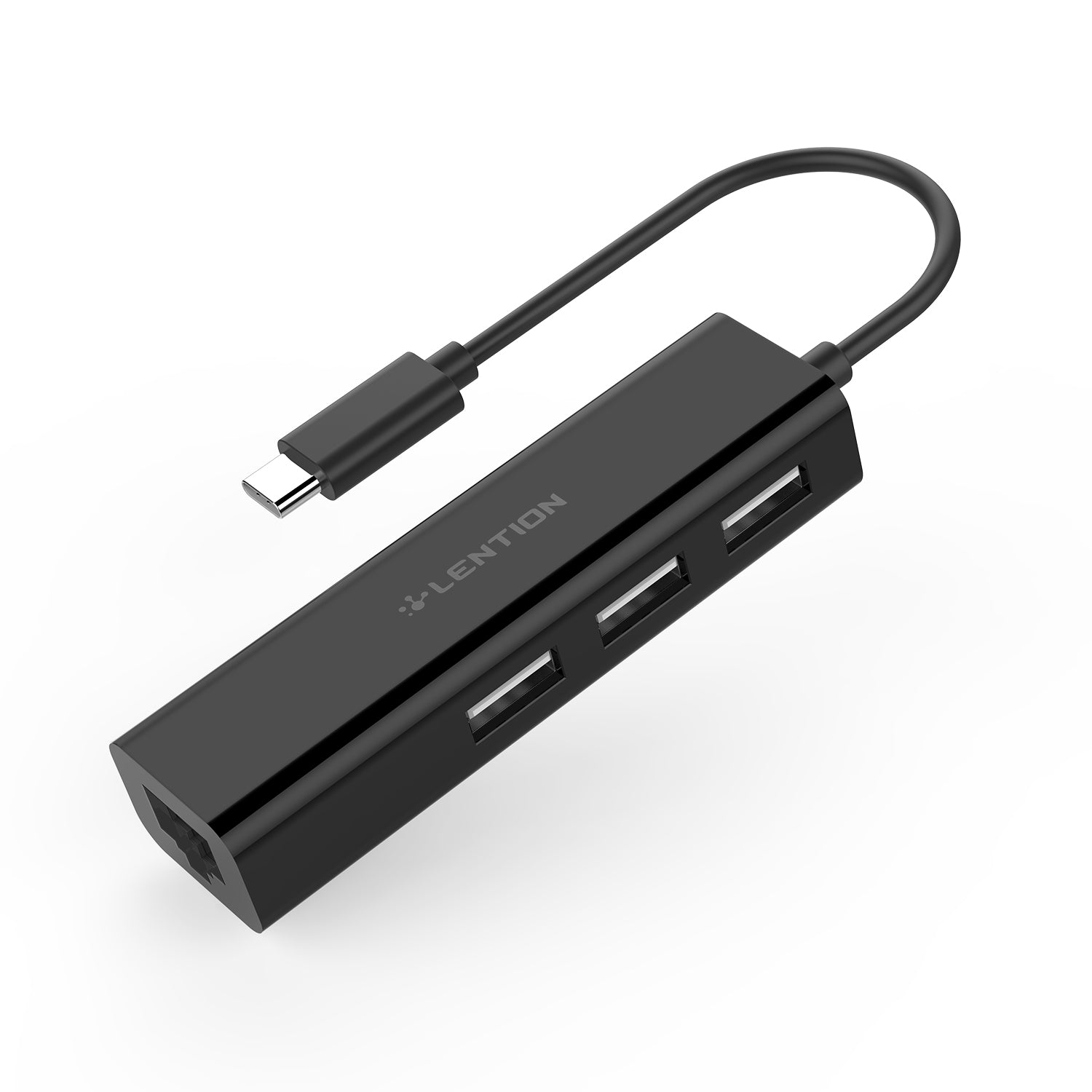 Bộ chuyển đổi USB-C 4 trong 1 Lention UC-USB2.0 Hàng Chính Hãng