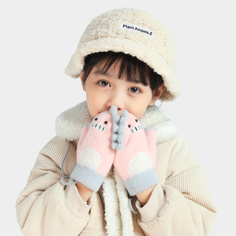 Găng tay len trẻ em mùa đông giữ ấm cao cấp Kidsgoods DRST16