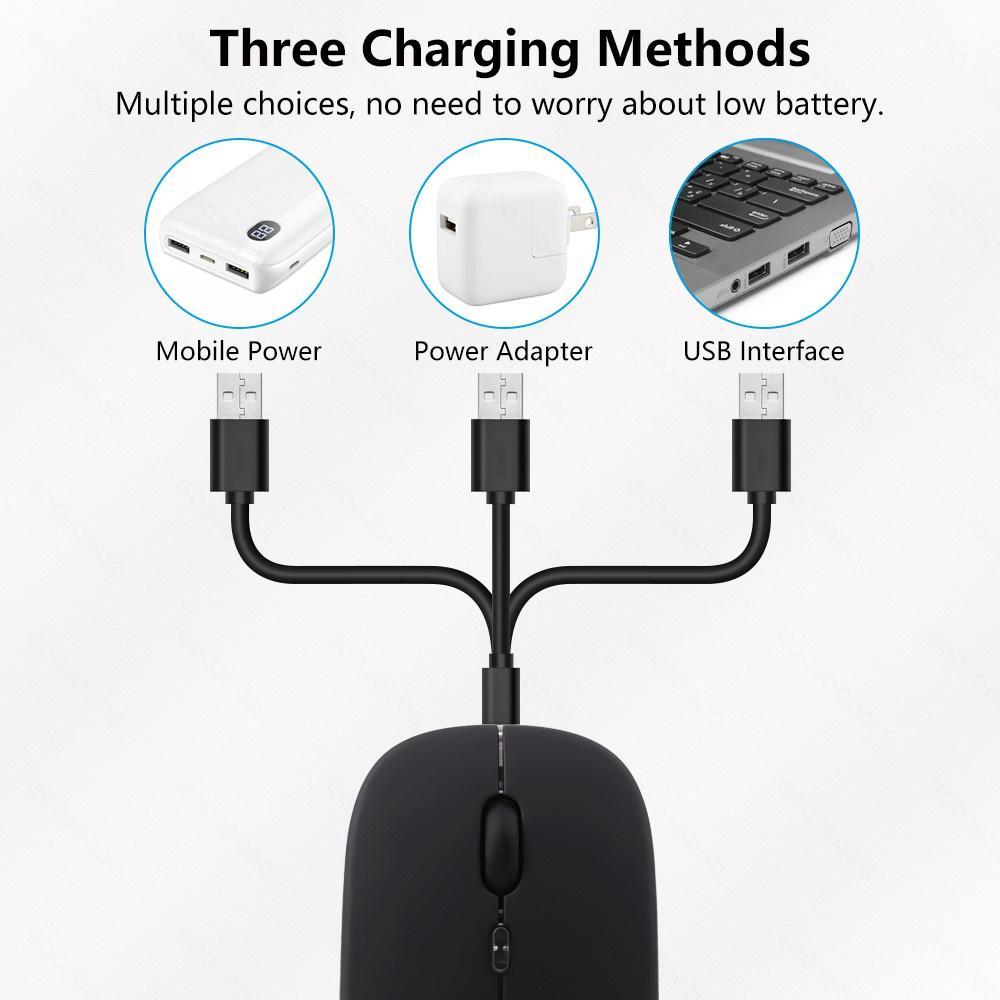 Chuột quang không dây 2.4Ghz có đầu nhận tín hiệu dành cho máy tính