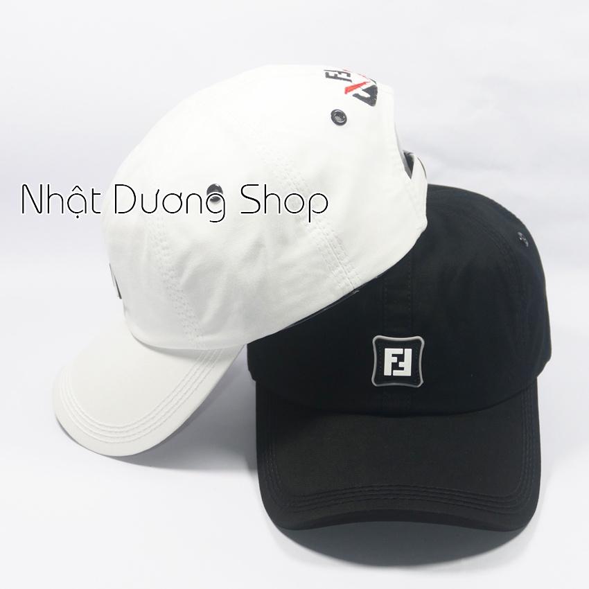 Mũ lưỡi trai ,Nón kết thêu mặt da chữ FF đẹp sang trọng phù hợp cho cả nam và nữ yêu thích nón xịn.