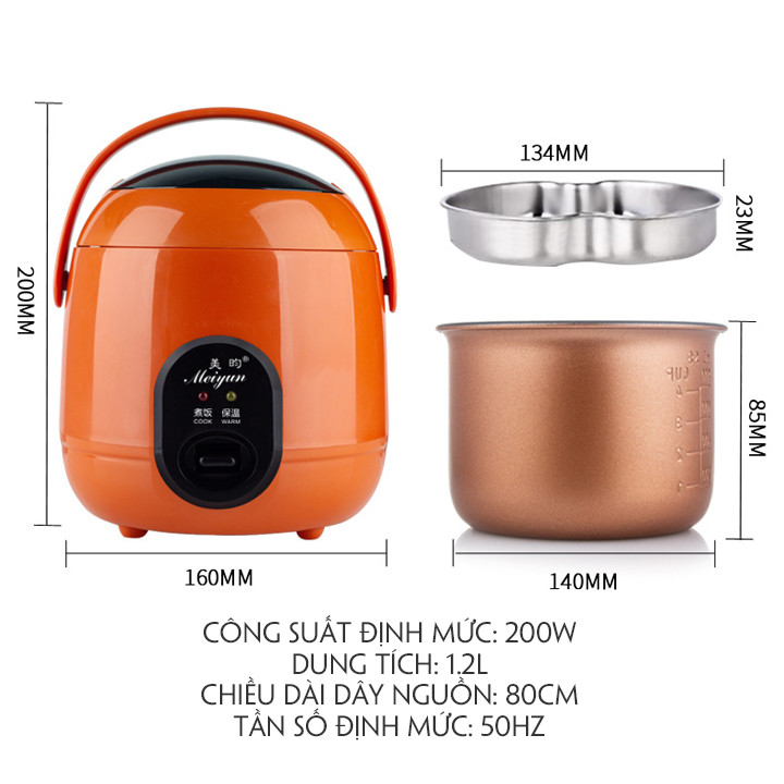 Nồi cơm điện mini 1.2L