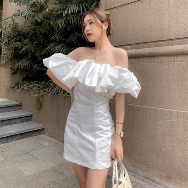Đầm bèo vai trắng Dreamy