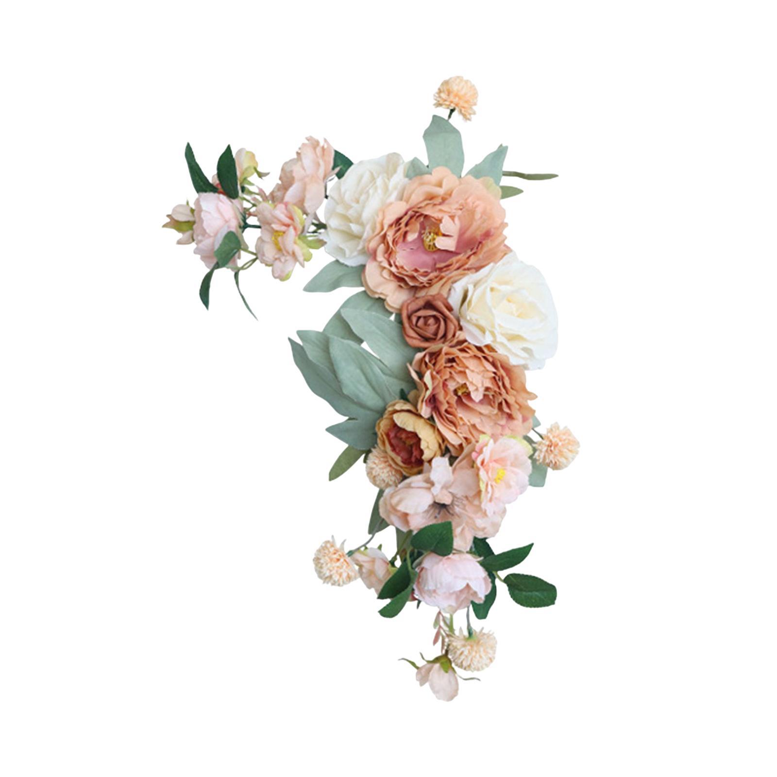 Wedding Decoration Arch Flower Artificial Floral Swag Hanging DIY Wedding Arch Flower Swag for Backdrop Scene Layout Photography Props Home