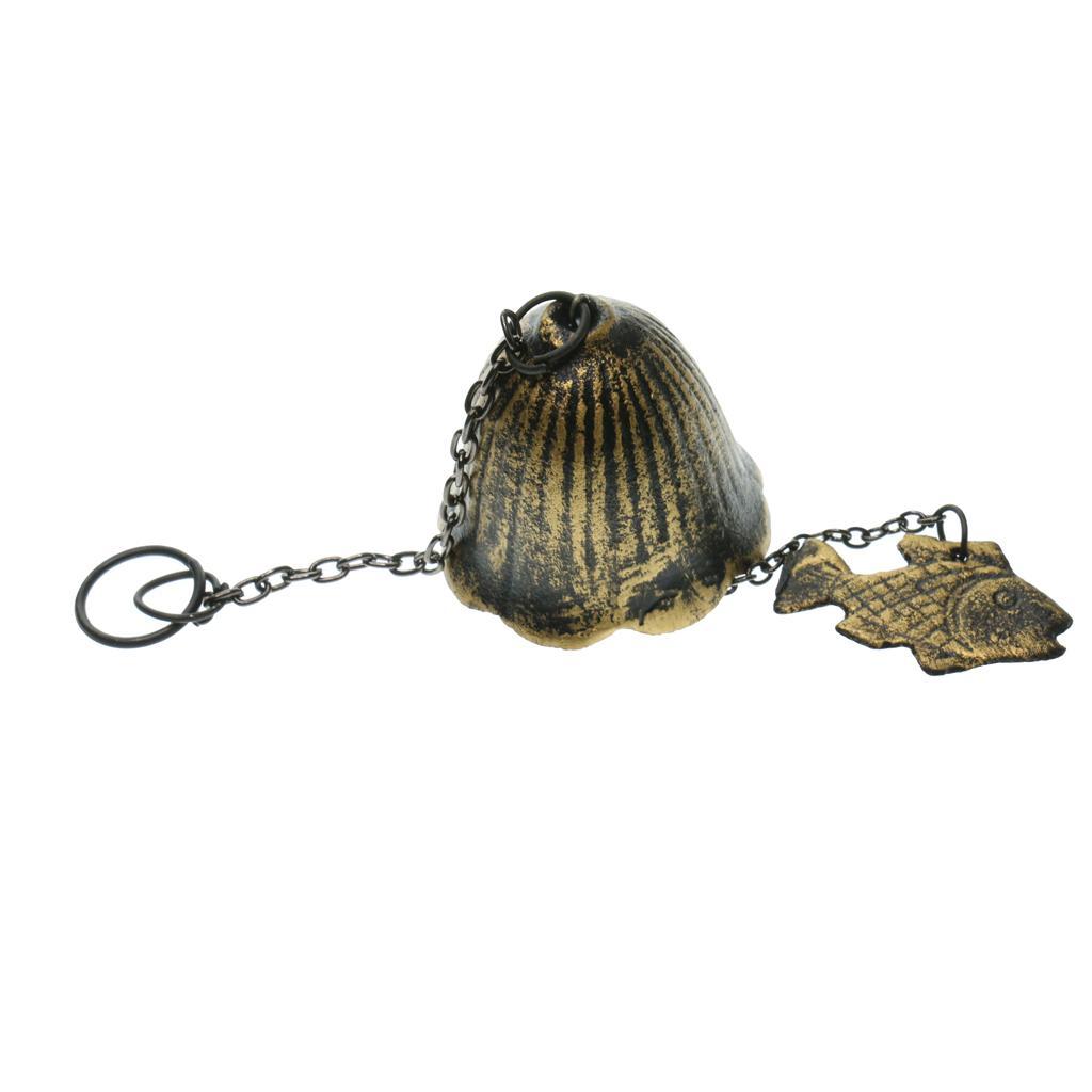 Cast Iron Animal Windbell Wind Chime Hanging Outdoor Yard