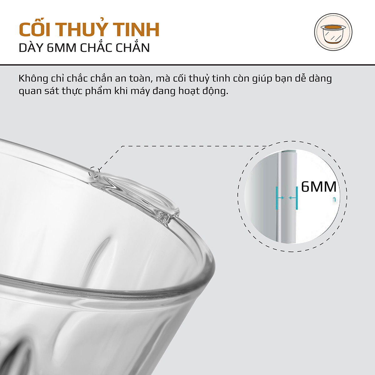 Máy Xay Thịt Đa Năng OLIVO FC21 Dung Tích 2.1L - Công Suất 500W - Thương Hiệu Mỹ