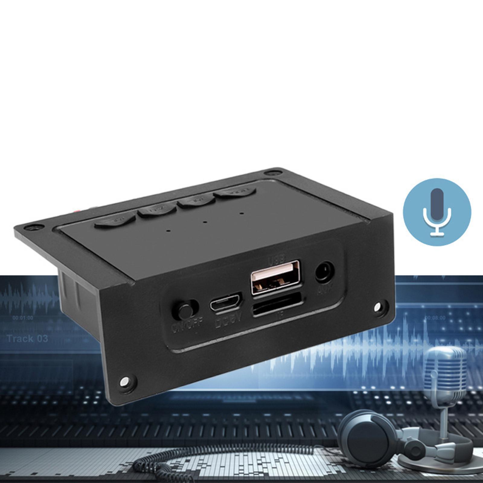 Car MP3 Board AUX Handsfree Calls 3.7V/5V FM Radio Amplifier Car