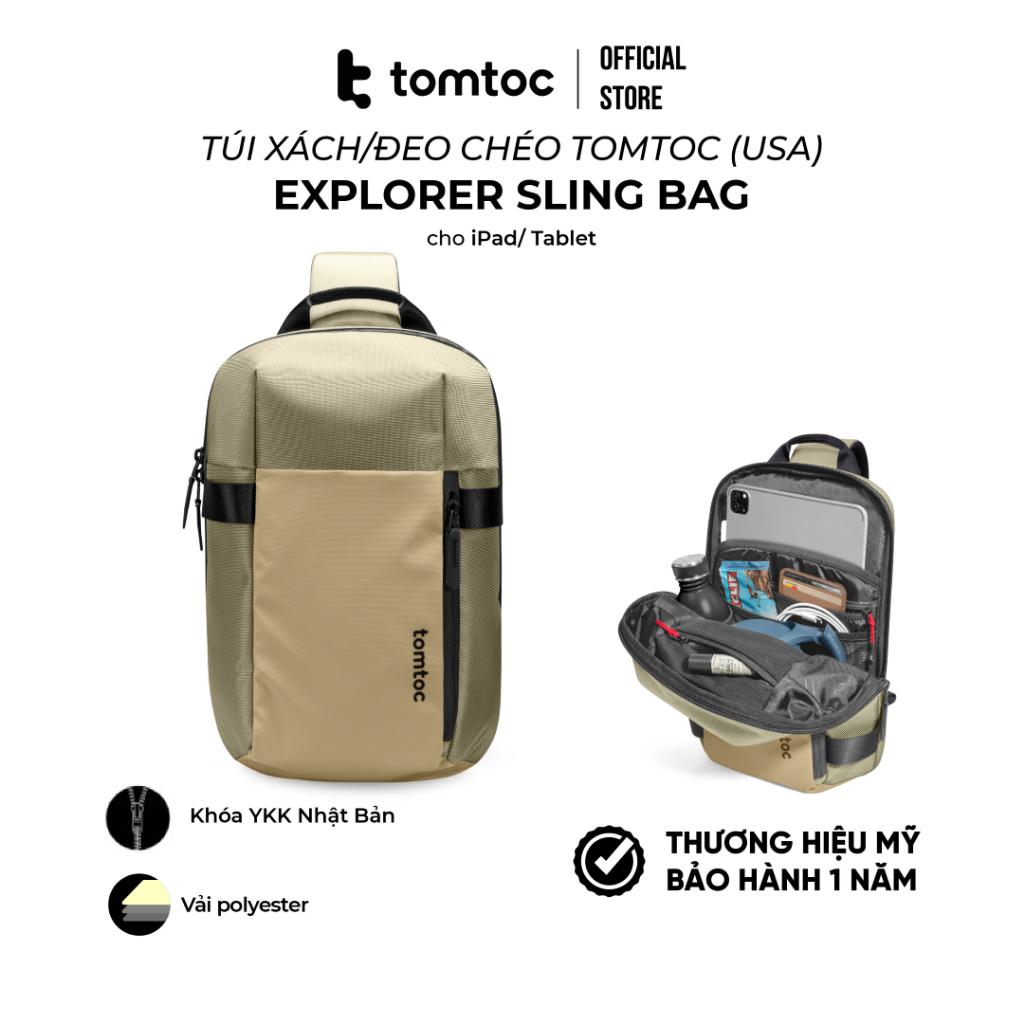 Túi đeo đa năng Tomtoc Crossbody Edc Sling Bag cho iPad 11 - Hàng chính hãng