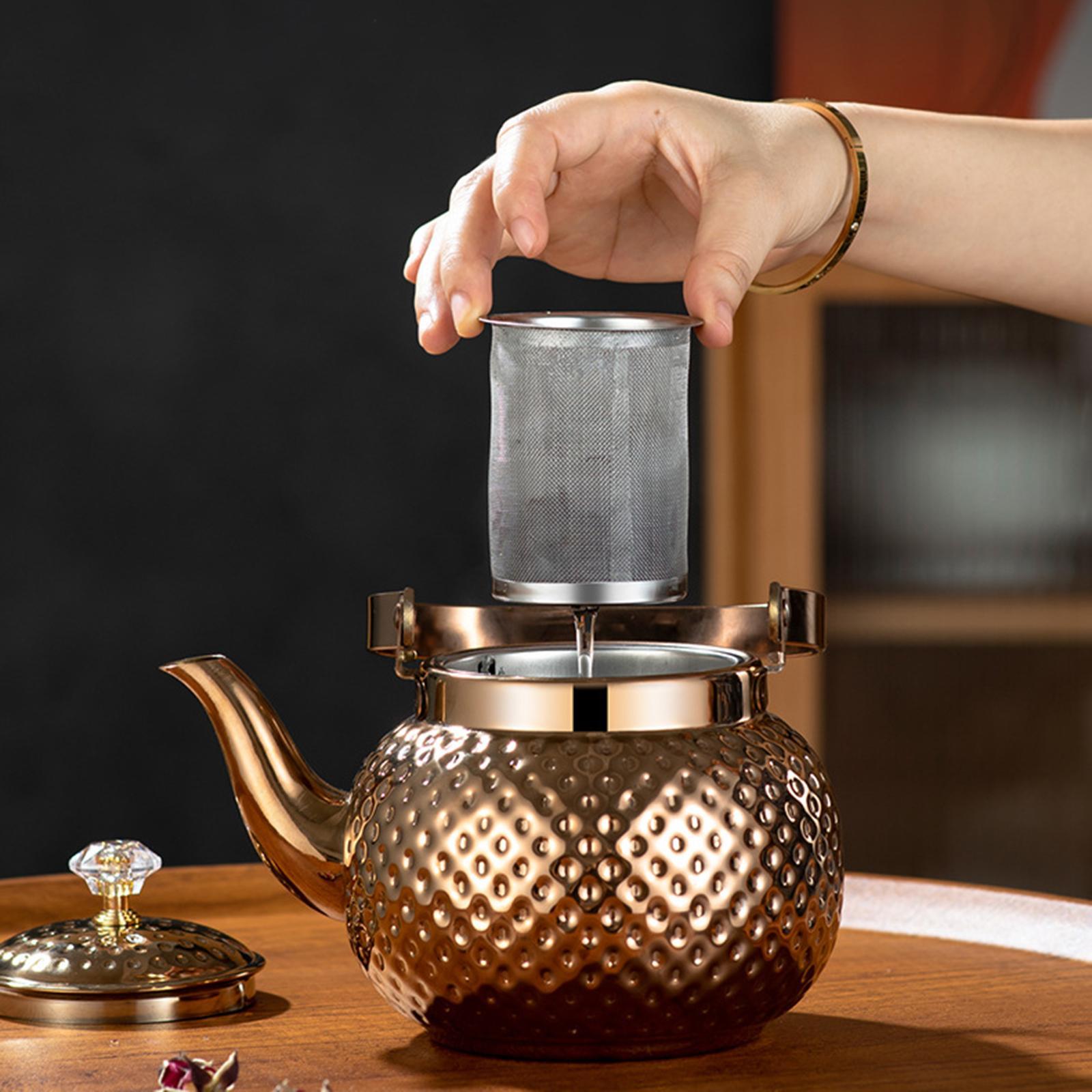 Stovetop Tea Kettle Stainless Steel Teapot with Infuser for picnic Gift