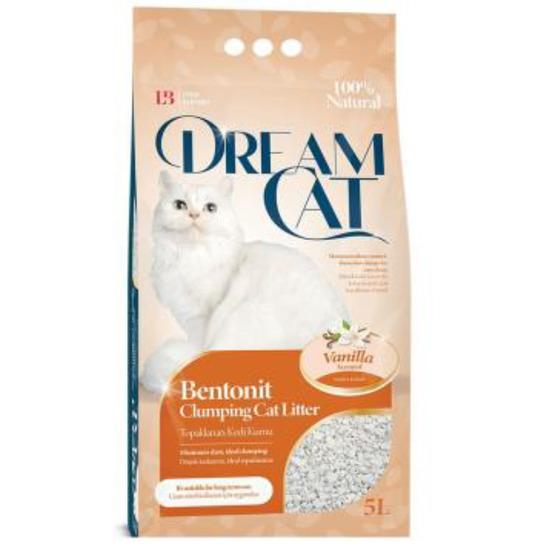 Hình ảnh Cát vệ sinh cho mèo DREAMCAT - Dòng Vanilla (Hương Vani) 5L