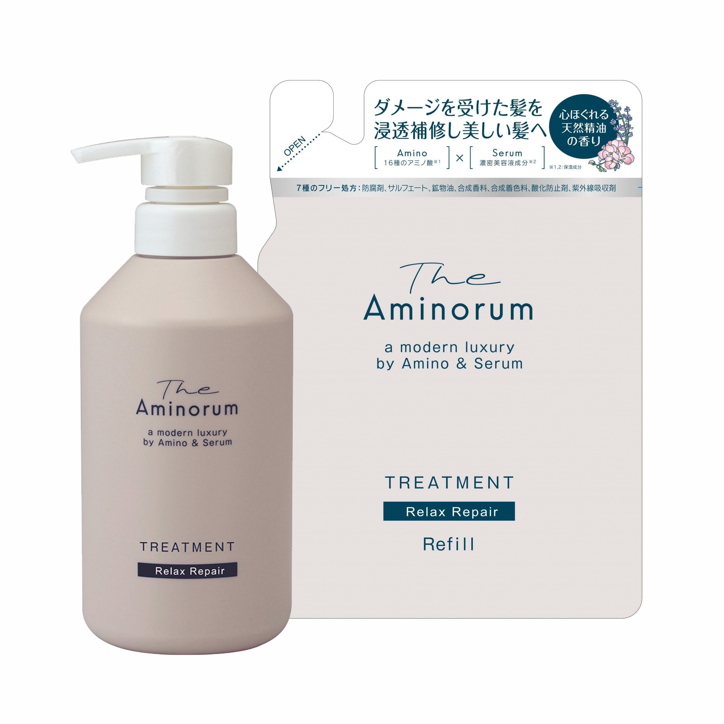 Dầu Xả Phục Hồi Tóc Gãy Rụng Và Hư Tổn Salon Link The Aminorum Treatment (400mL)