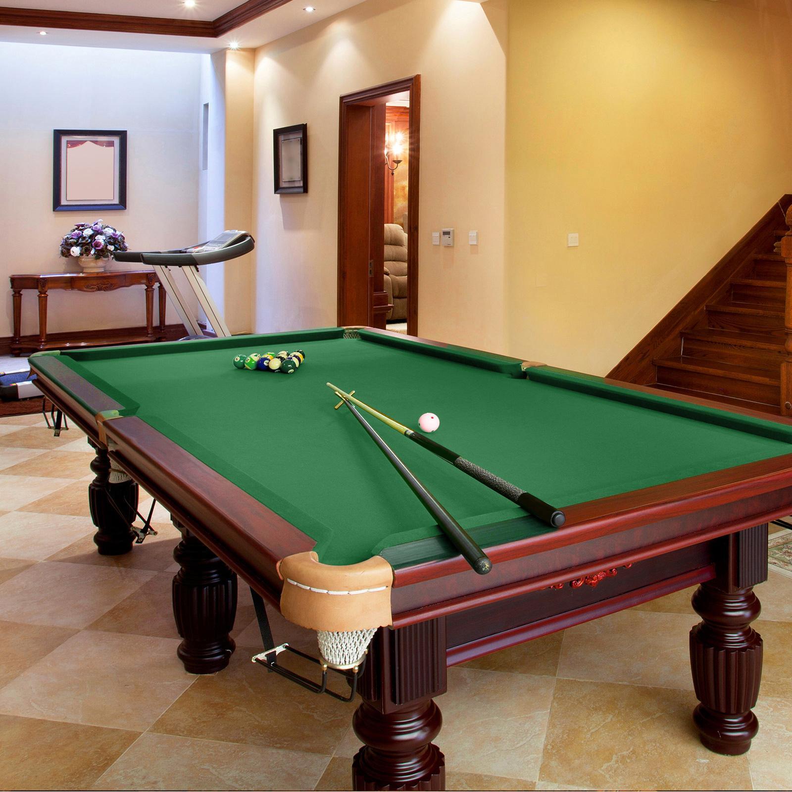 Professional Billiard Pool Table Cloth Mat Accessories 7/8/9 Ft