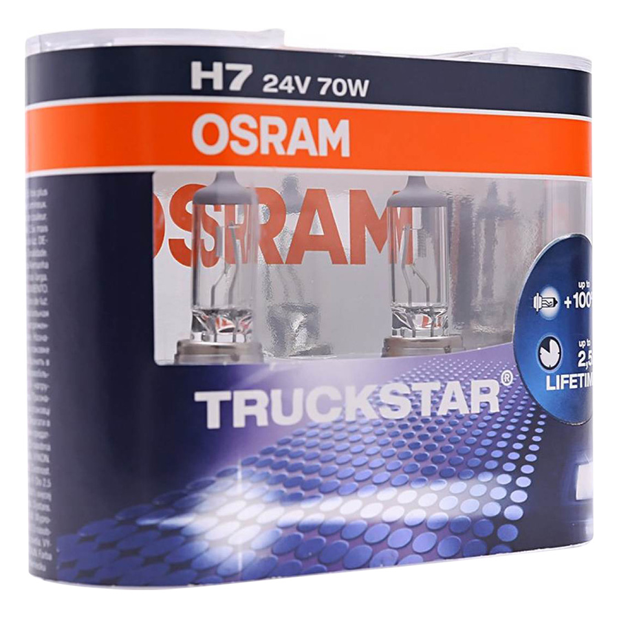 Bộ 2 Bóng Đèn Osram H7 Truckstar Pro - Trắng