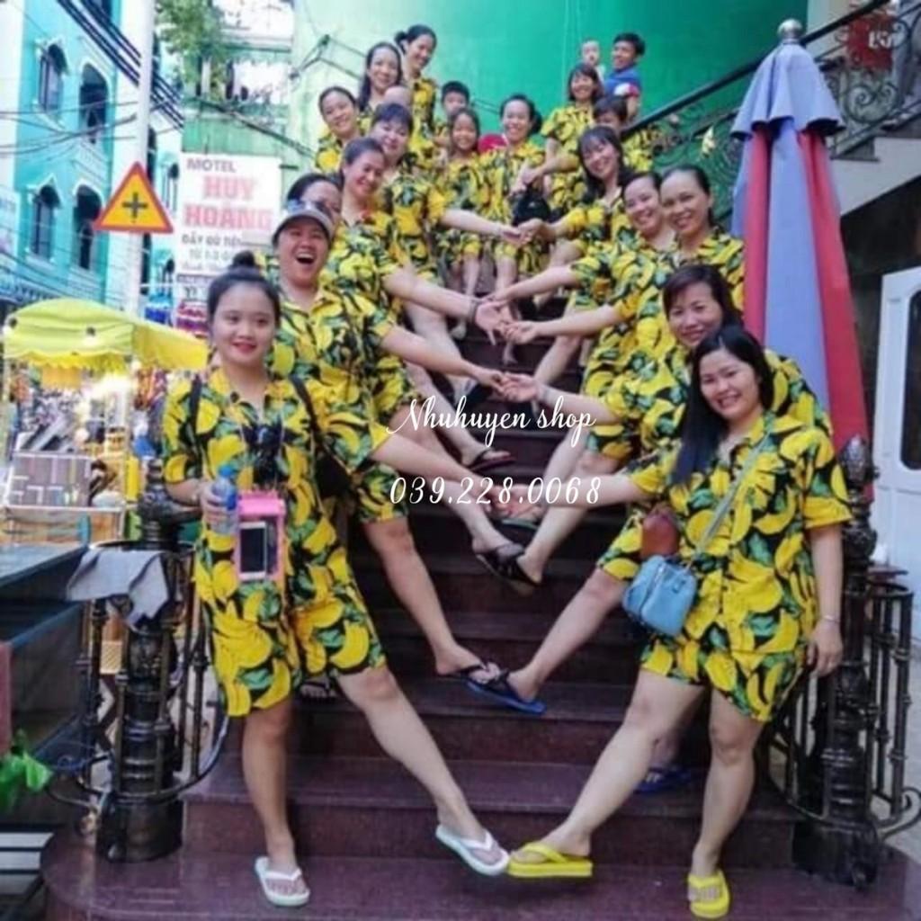 Bộ trái cây - họa tiết quả chuối
