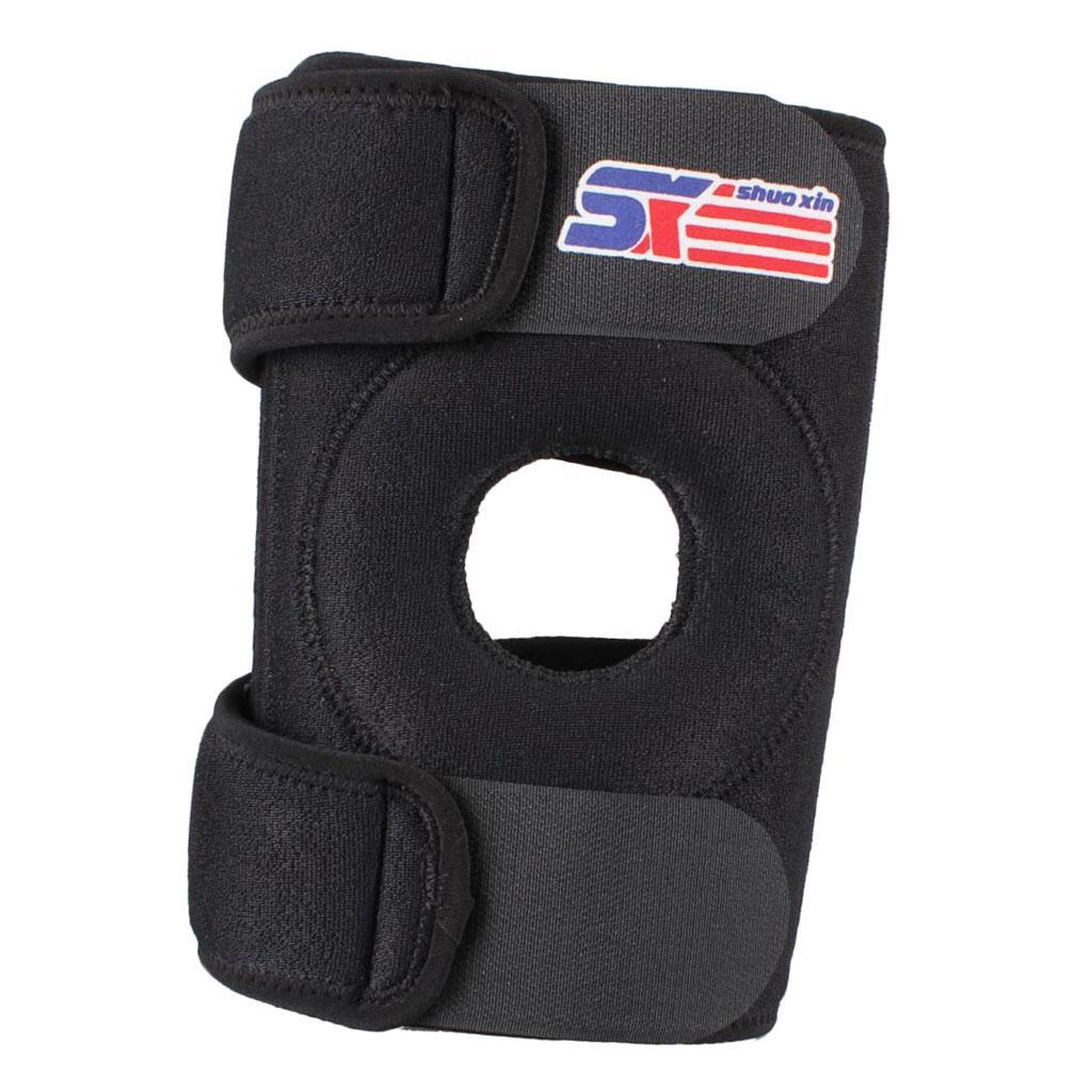 2 Pieces Adjustable Sports knee Brace Pair Knee Support Sleeve Wrap Pads for Running,Basketball