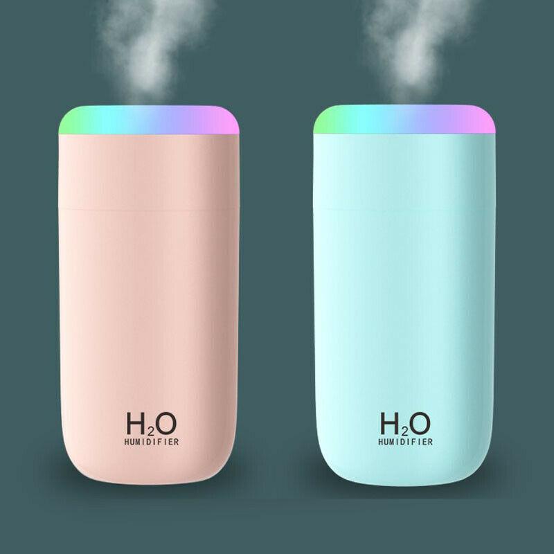 USB 350ML Đèn LED Mini Máy Phun Sương Tạo Độ Ẩm Không Khí Tinh Dầu Hương Thơm Khuếch Tán Cho Nhà Văn Phòng