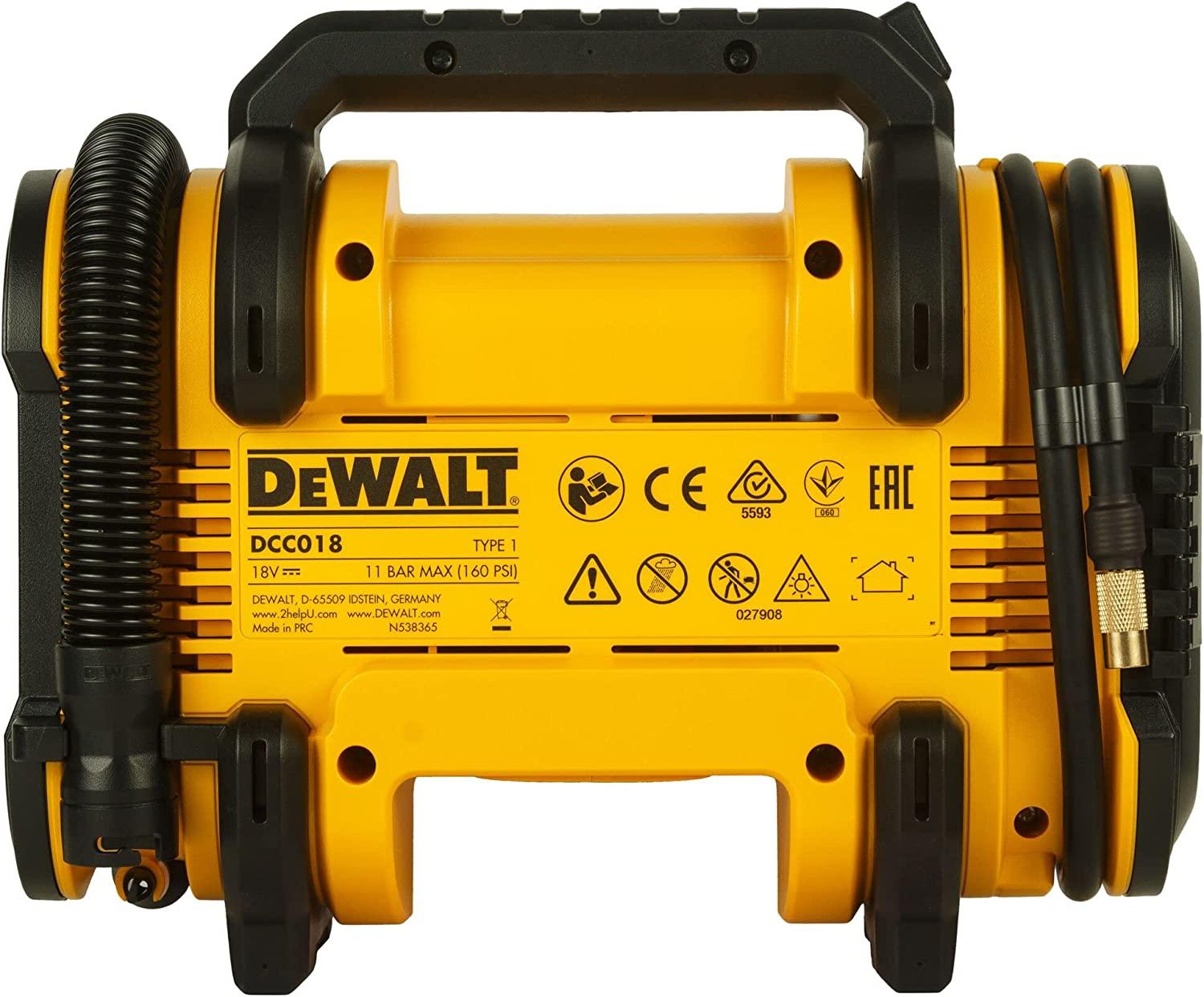 MÁY BƠM 18V 11BAR DEWALT DCC018N-XJ - HÀNG CHÍNH HÃNG