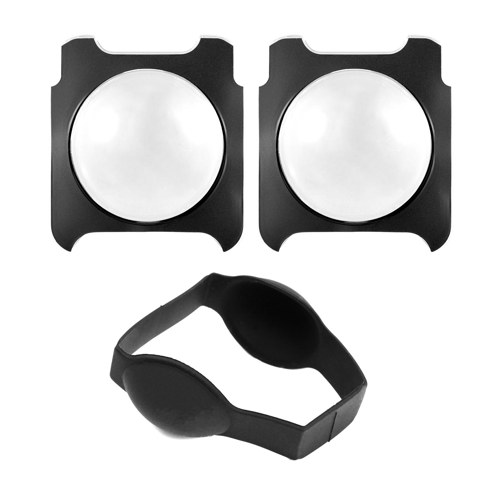 2pcs Panoramic Camera Lens Guards Lens Protective Cover Lens Protector Compatible with Insta360 ONE R/RS