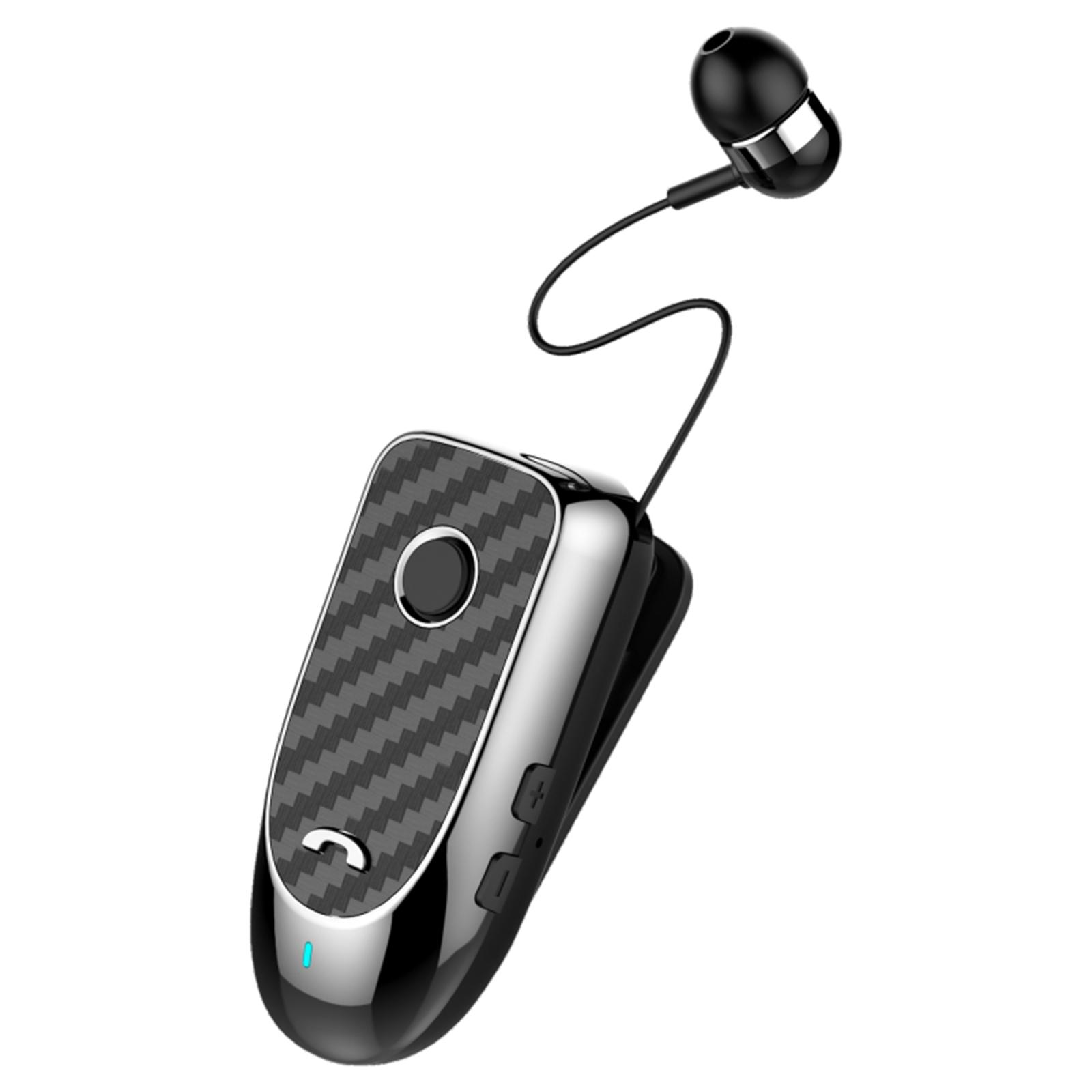 L2 Wireless Business BT Headset in-Ear Retractable Earphone Hands-free Sport Driver Earphone Telescopic Clip With Mic