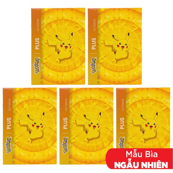 Combo 5 Tập Pikachu Kẻ Ngang 72 Trang - Plus 700-V005 (Mẫu Màu Giao Ngẫu Nhiên)