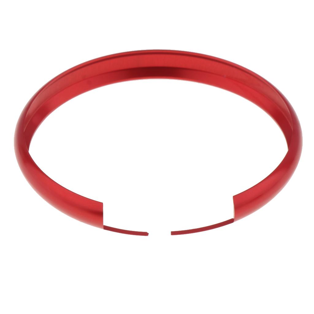 2x Aluminum Key Ring Decorative Chain for  Clubman Countryman Red