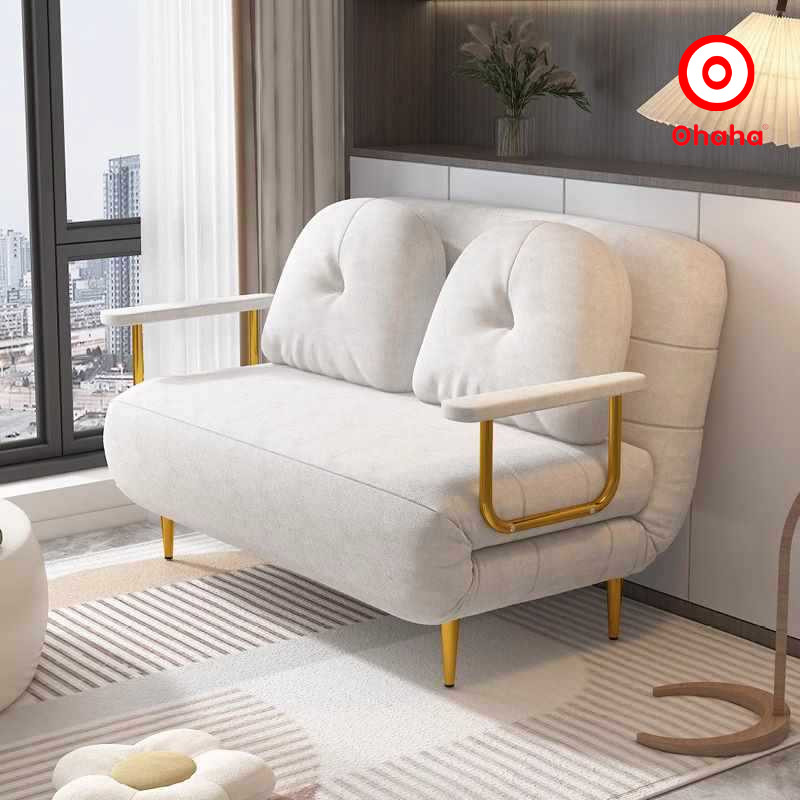 [GIÁ RẺ - Miễn phí vận chuyển &amp; Lắp đặt tại TP.HCM] Ghế Sofa giường gấp gọn bọc nệm thông minh, kiểu dáng hiện đại - SFG002