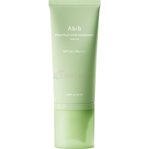 Kem chống nắng dưỡng da Abib Heartleaf Mild Sunscreen SPF50+PA++++ (50ml) - Hàng chính hãng