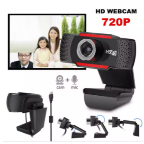Webcam trực tuyến cắm cổng usb kèm mic DNGTech DT03 720P, WebCam USB Kỹ Thuật Số, Máy Ảnh Web HD Micrô Tích Hợp Có MIC độ phân giải cao, dùng được cho laptop và máy tính bàn.