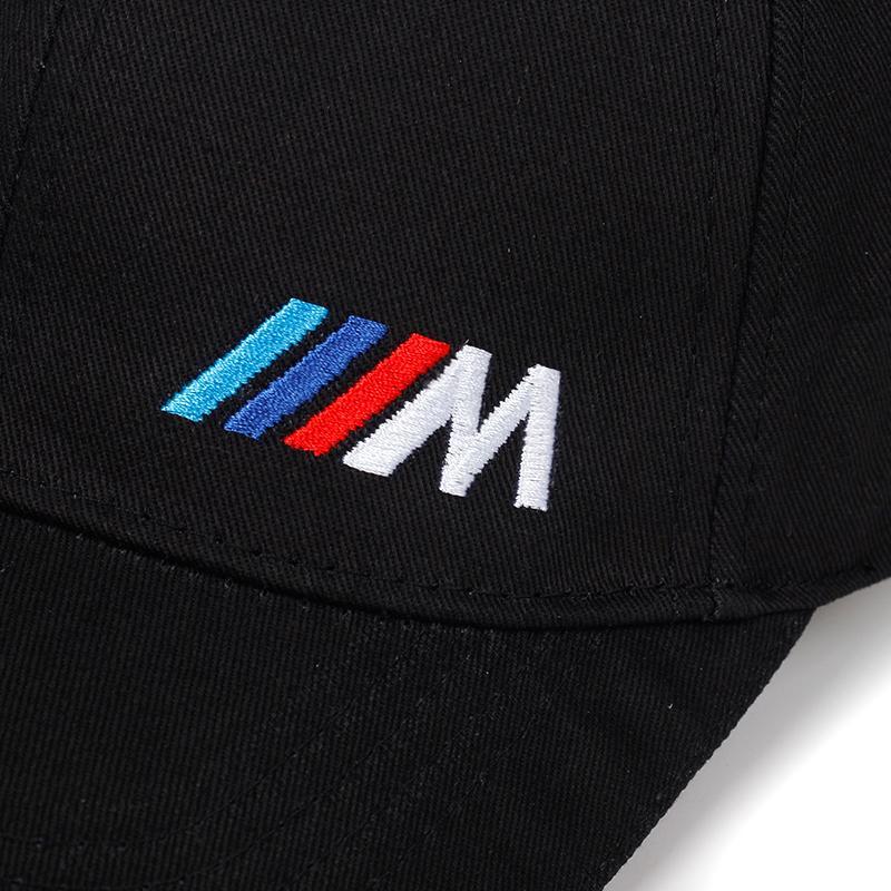 Men's Baseball Cap Embroidery Pure Cotton Car Logo M High Sex Cap Outdoor Riding Motorcycle Hip Hop Cap Sports Cap