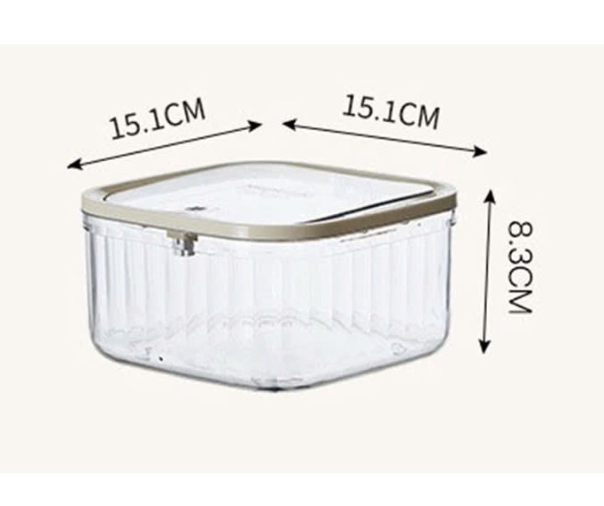 Hộp Rác Mini Để Bàn Văn Phòng, Hộp Đựng Rác Trong Suốt Có Nắp Bật - Hàng chính hãng