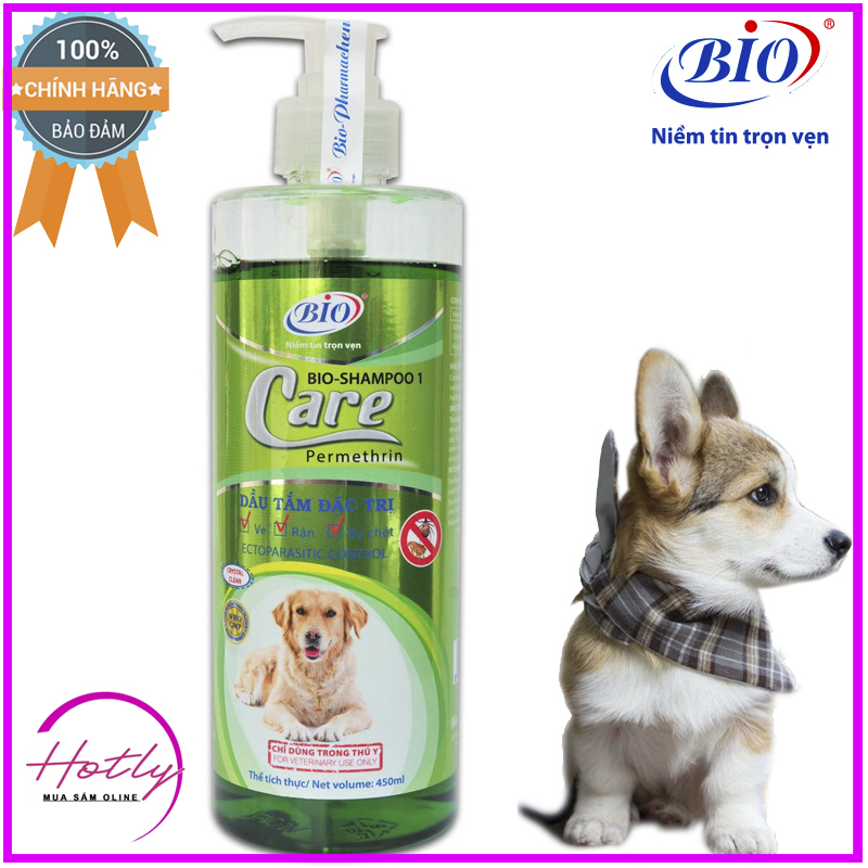 Sữa Tắm Tiêu Diệt Ve Rận bọ chét Bio Care 450ml-79302