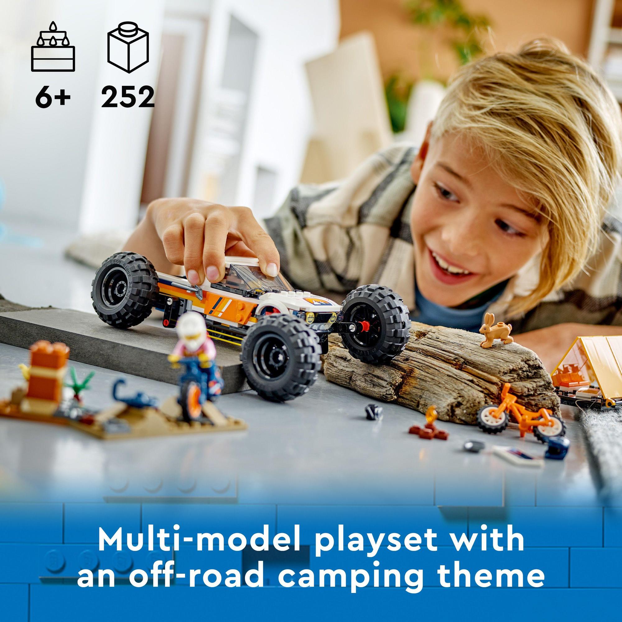 LEGO City 60387 Xe Thám Hiểm Địa Hình 4x4