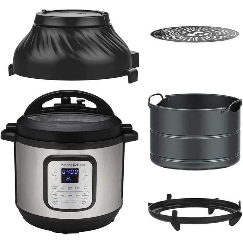 Nồi Áp Suất Instant Pot 11in1, Nồi Áp Suất Kiêm Nồi Chiên Không Dầu Đa Năng, 7.6l, 1500W, 13 Chức Năng Nấu, Nhập Đức