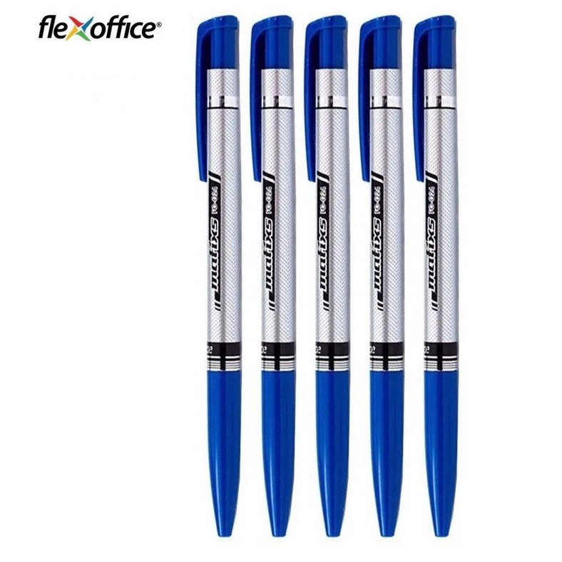 Hộp 20 Bút Bi Flexoffice FO-024, nét viết 0.7mm êm trơn, Chính hãng