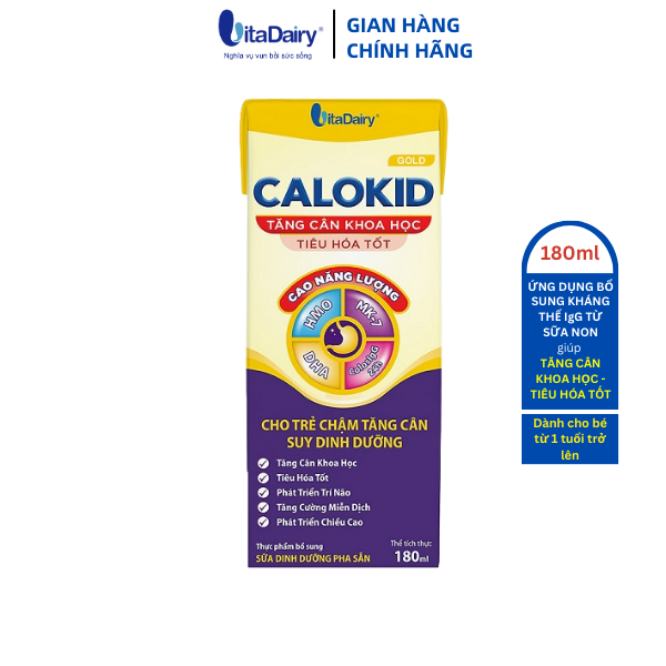 SBPS Calokid Gold 180ml ( thùng 48 hộp )