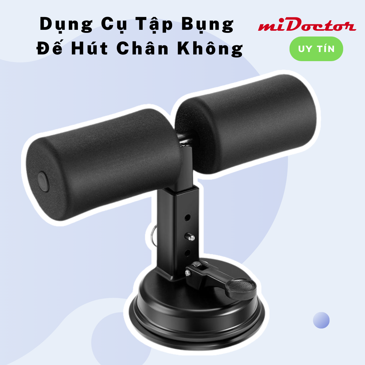 Dụng Cụ Tập Bụng Tại Nhà Đế Hút Chân Không Hiệu Quả Cao Giúp Eo Thon, Dáng Gọn, Nâng Cơ, Giảm Mỡ Chính Hãng miDoctor (giao màu ngẫu nhiên) Unisex