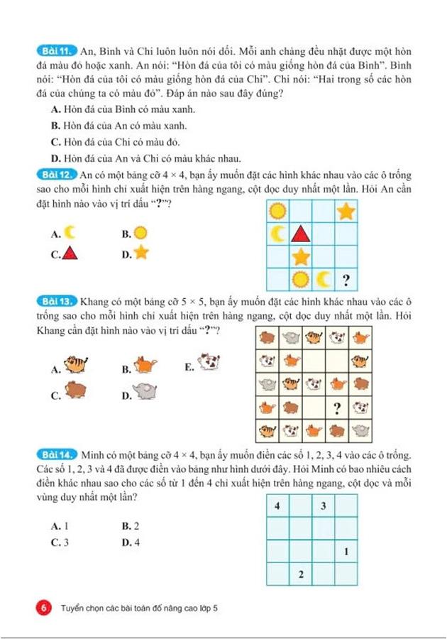 Sách - Tuyển Chọn Các Bài Toán Đố Nâng Cao - Lớp 5
