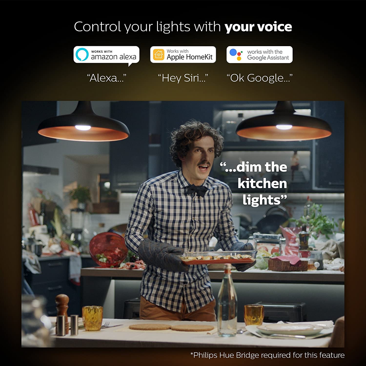 Bộ 2 Bóng Đèn Philips Hue White Ambiance Starter Kit - Hàng Chính Hãng