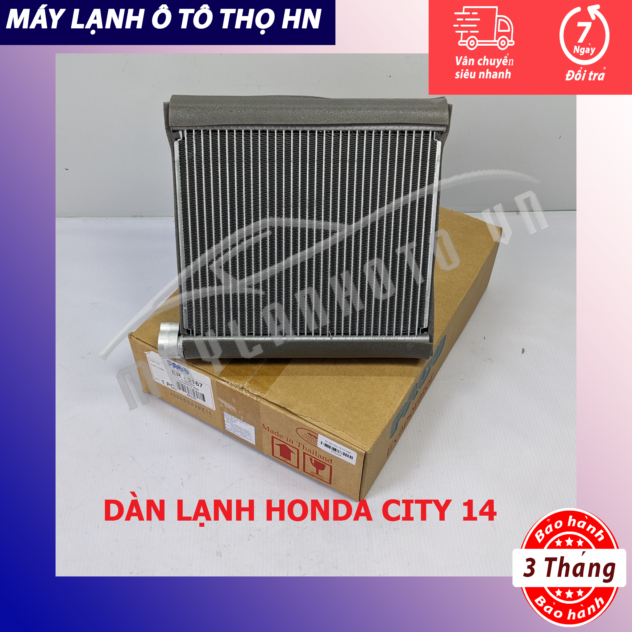 Dàn (giàn) lạnh Honda City 2009 2010 2011 2012 2013 2014 (không còng) Hàng xịn Thái Lan 09 10 11 12 13 14