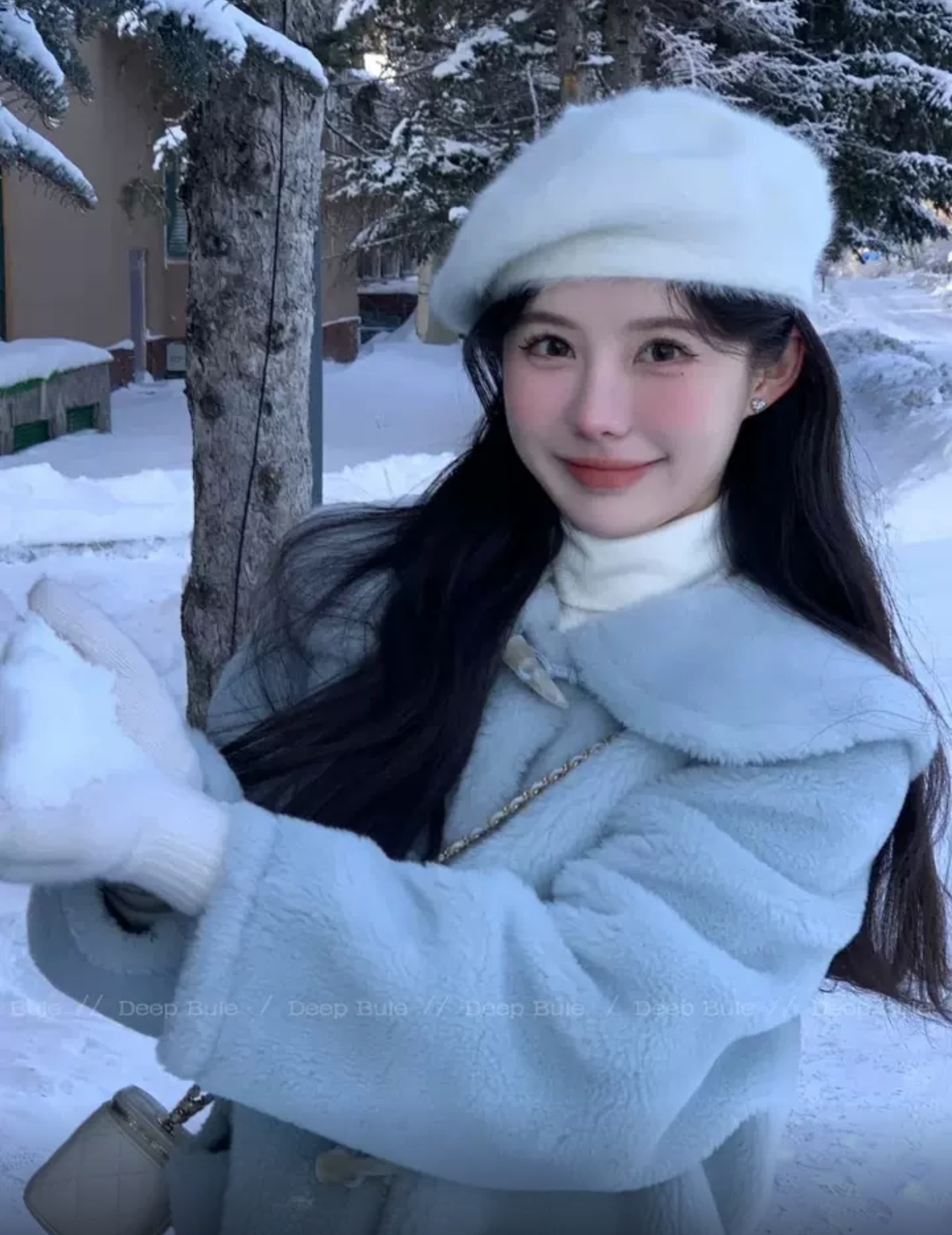 Nón Beret Mũ Nồi Nam Nữ Lông Thỏ Thời Trang Hàn Quốc Chất Liệu Len Nỉ Lông Thỏ Phong Cách Sang Trọng dona25122601